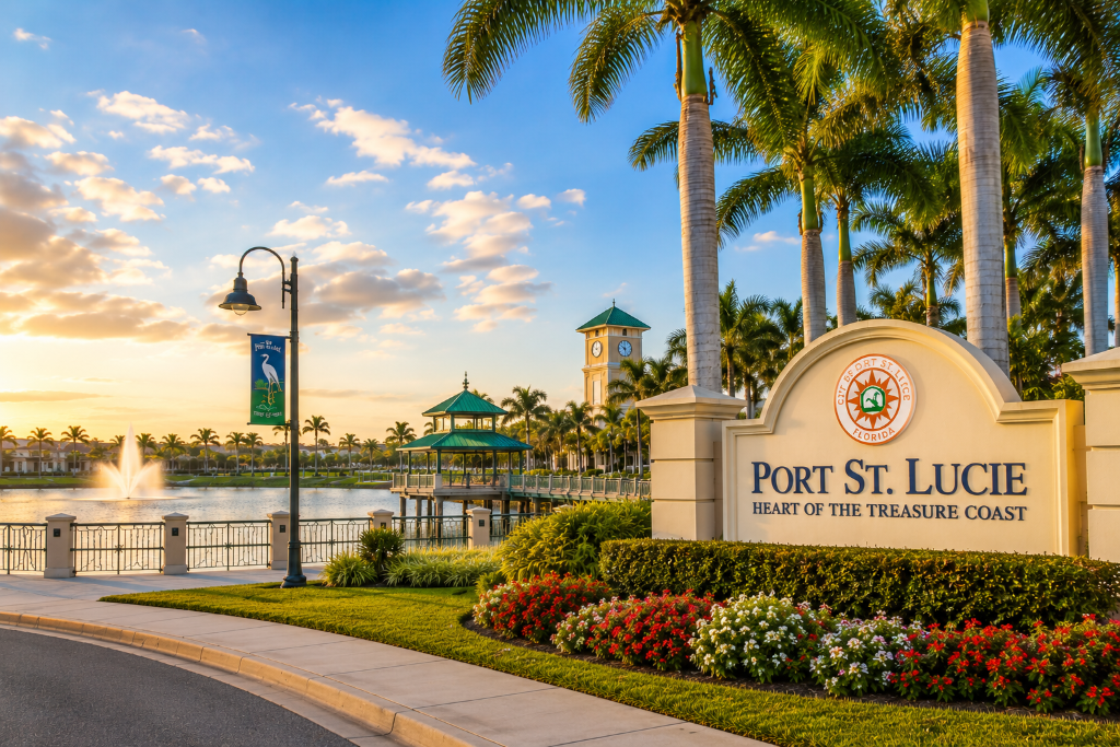 Homes and neighborhoods in Port St. Lucie, Palm Beach County, Florida